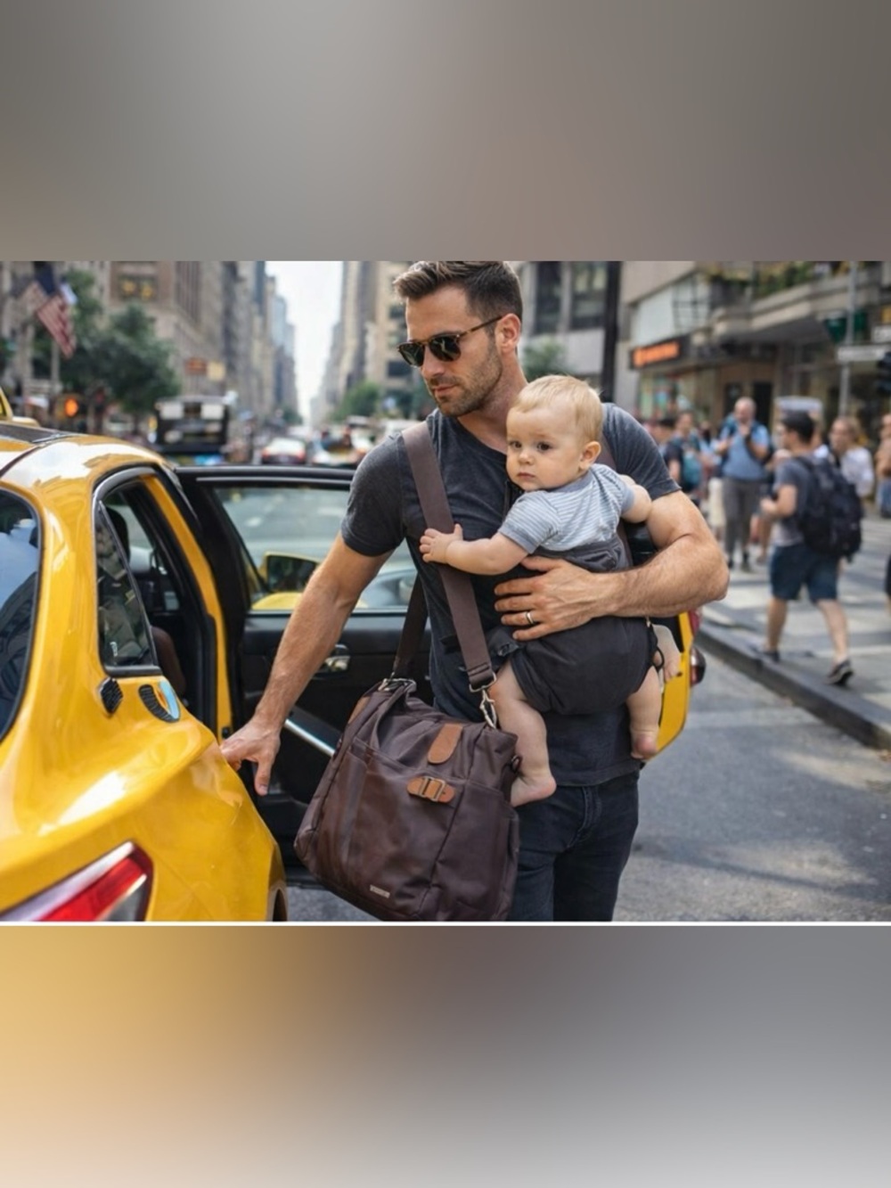 NEW STORKSAK  Kay London  kay diaper bag in pristine condition